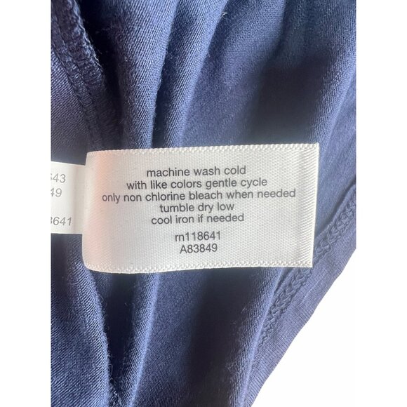 Lane Bryant Short Sleeve Babydoll Fit & Flare Mood Indigo Plus Size 30/32 - Picture 5 of 14